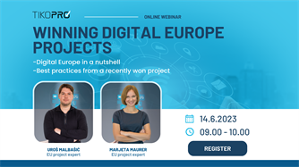 Tiko Pro Free Webinar - Winning Digital Europe projects